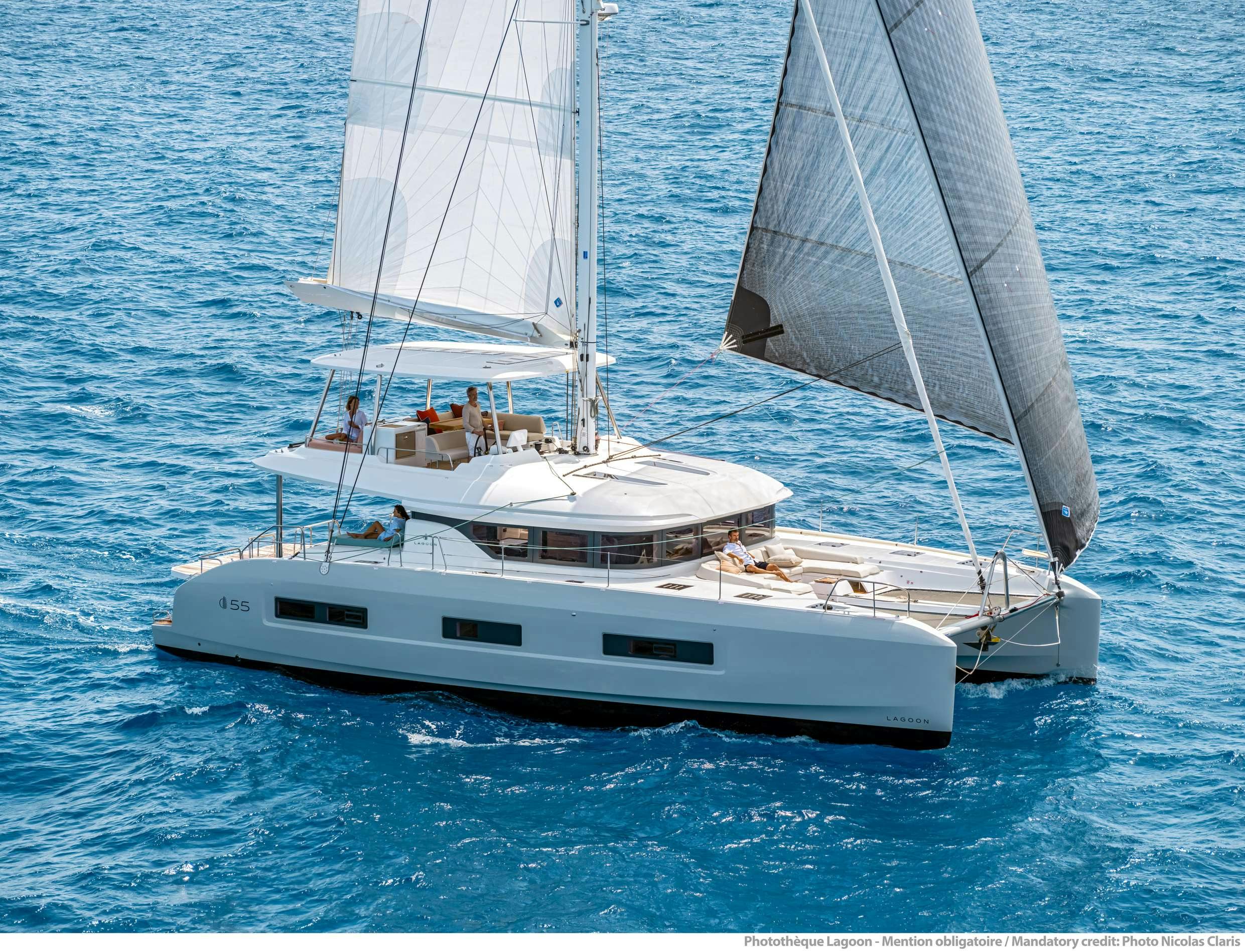 VALIUM 55 - Catamaran Charter Corfu & Boat hire in Greece 1