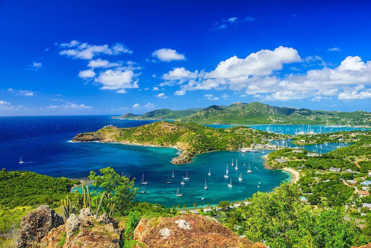 view from Shirley heights, Antigua