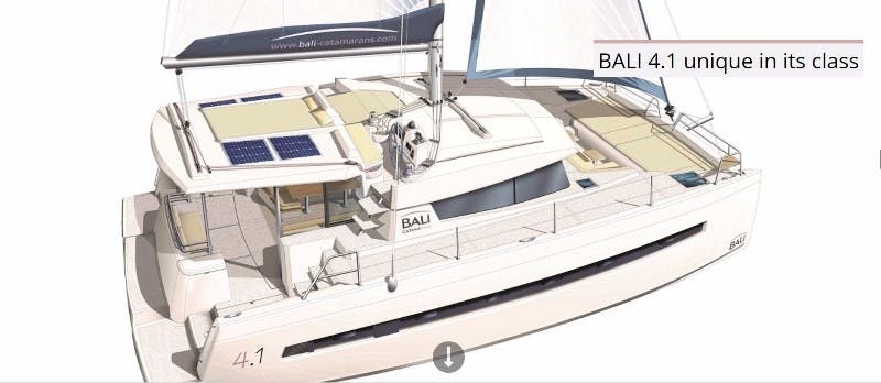 Bali 4.1 - 4 + 2 cab. - Yacht Charter New Caledonia & Boat hire in New Caledonia Noumea Port Moselle 1