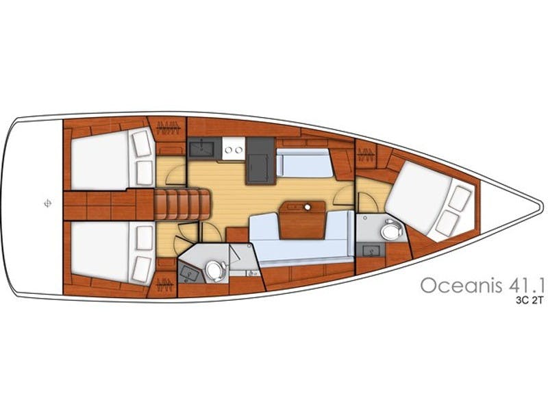 Oceanis 41.1 - Yacht Charter Rogač & Boat hire in Croatia Split-Dalmatia Šolta Rogač 3