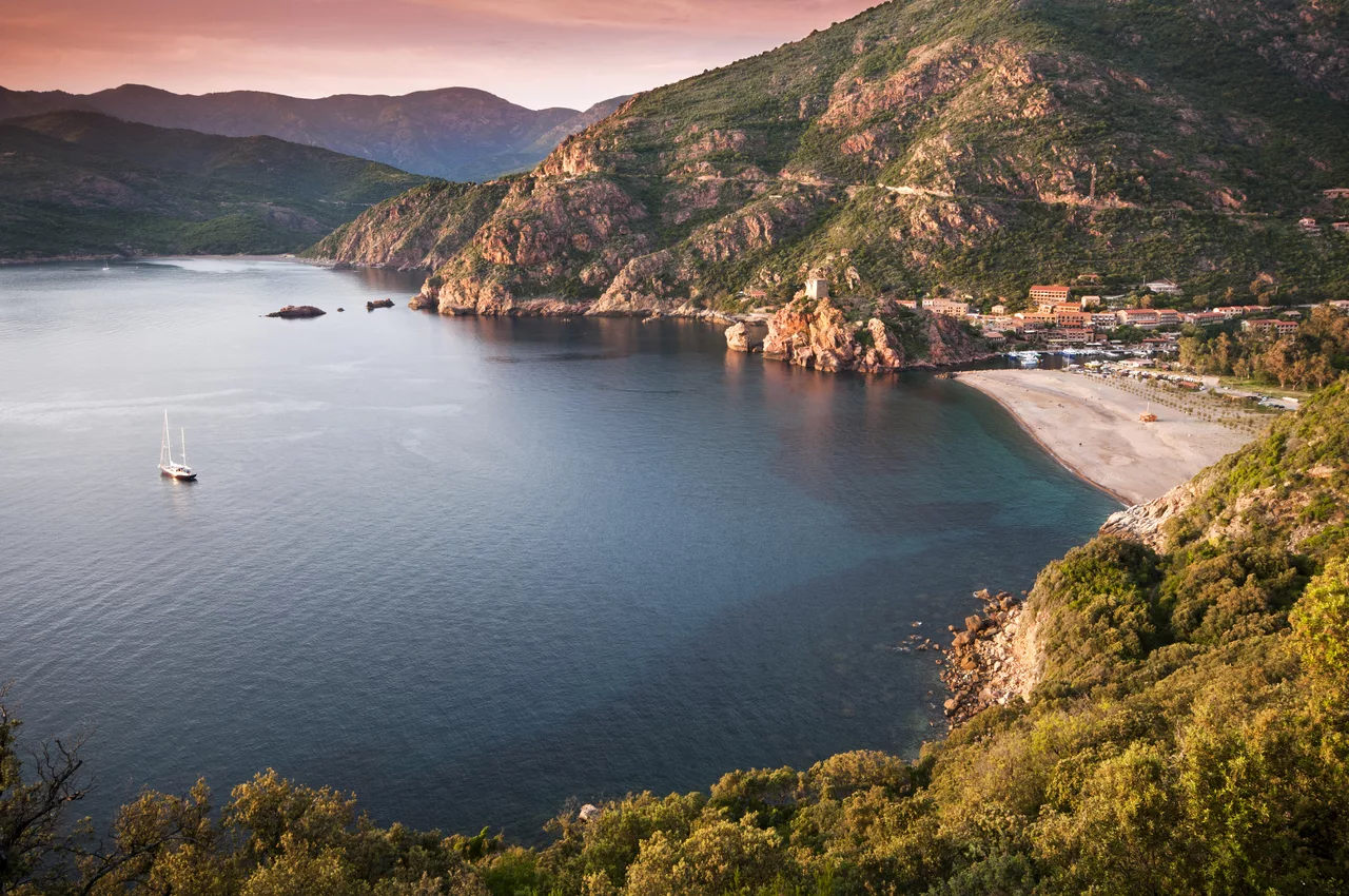 Beach view in Porto Vecchio
