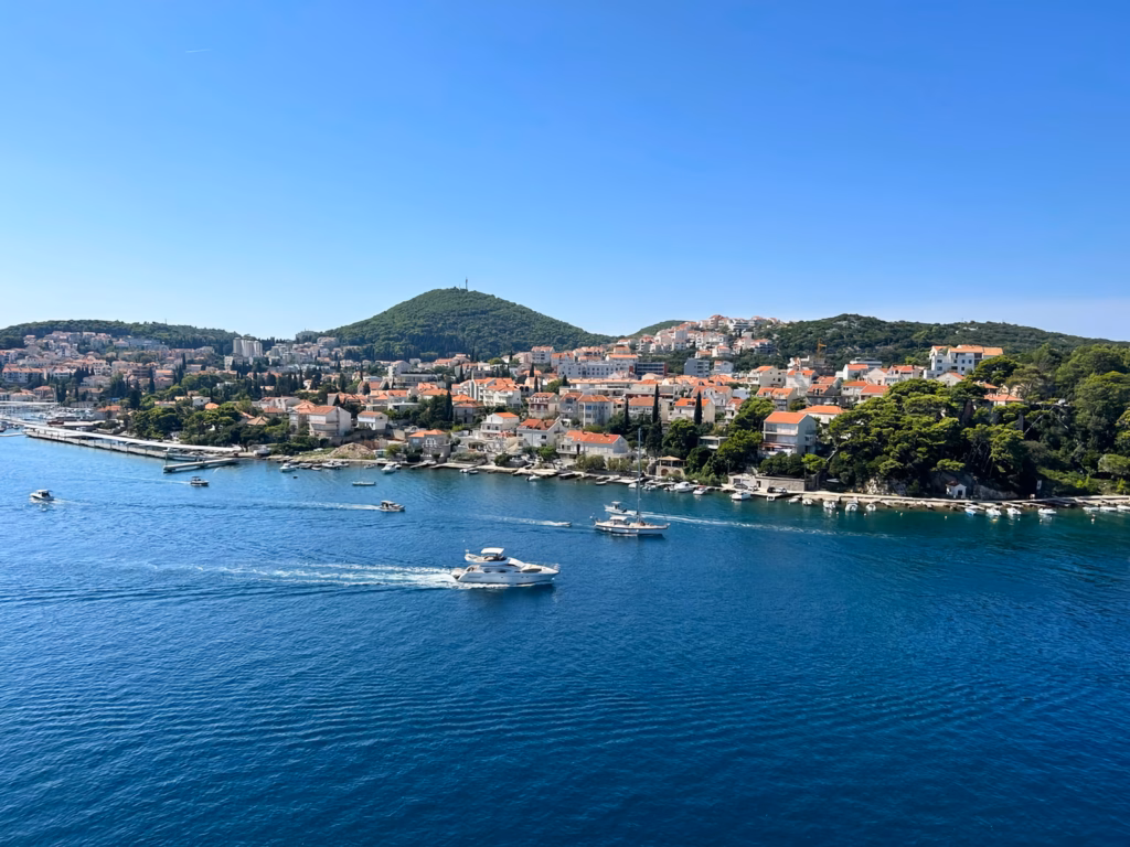 Motoryacht or motorboat cruising flat-calm Adriatic Charter with Borrow A Boat